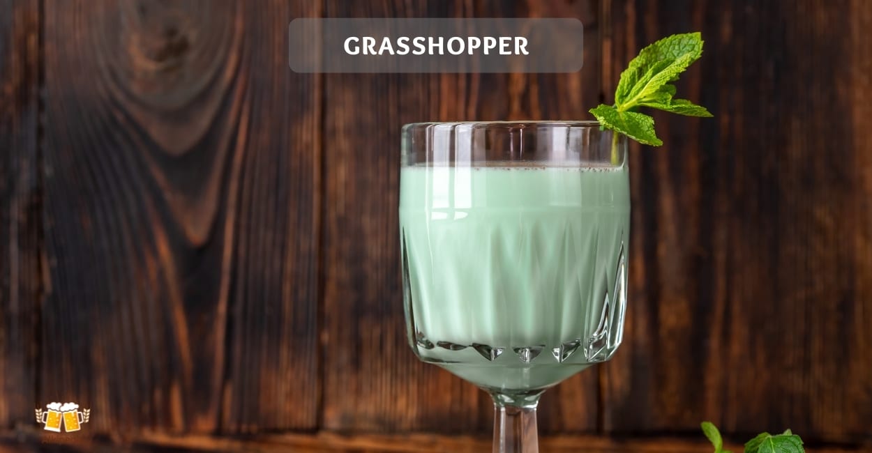 Der Grasshopper cocktail