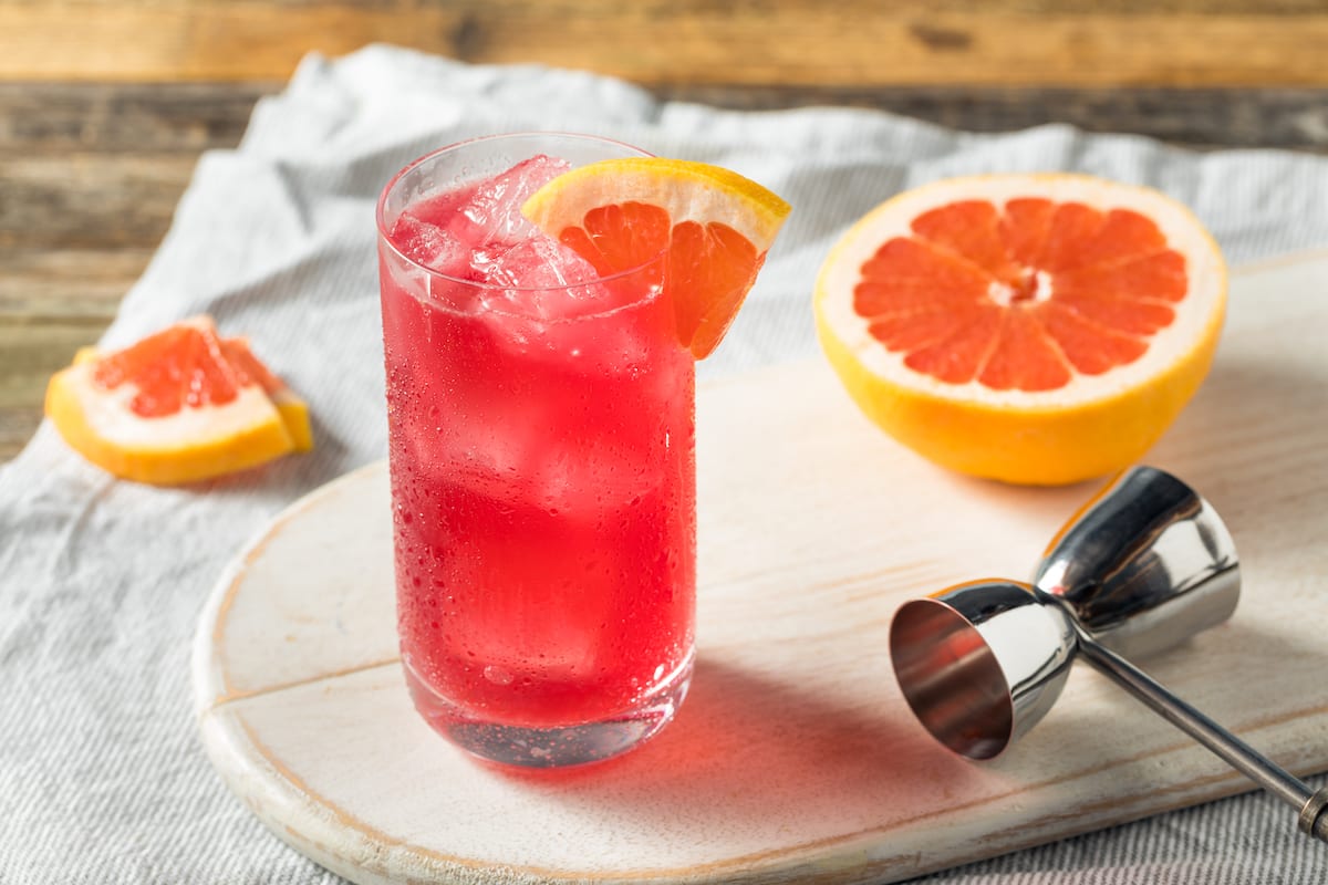 Sea breeze cocktail mit wodka