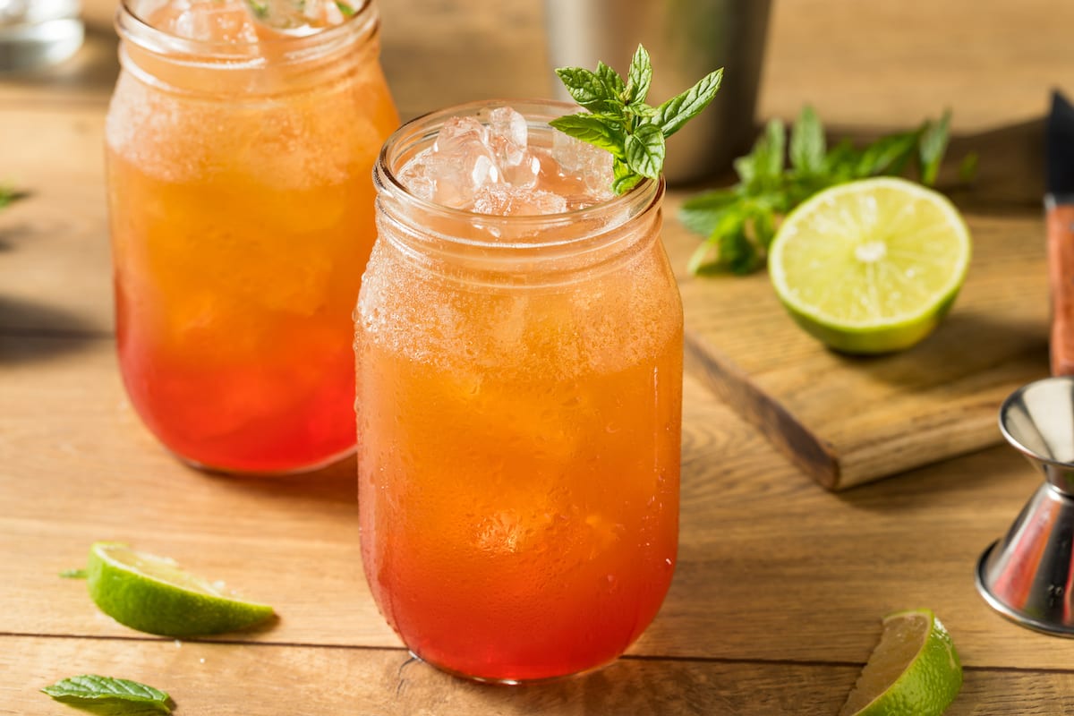 Süsser planters punch cocktai