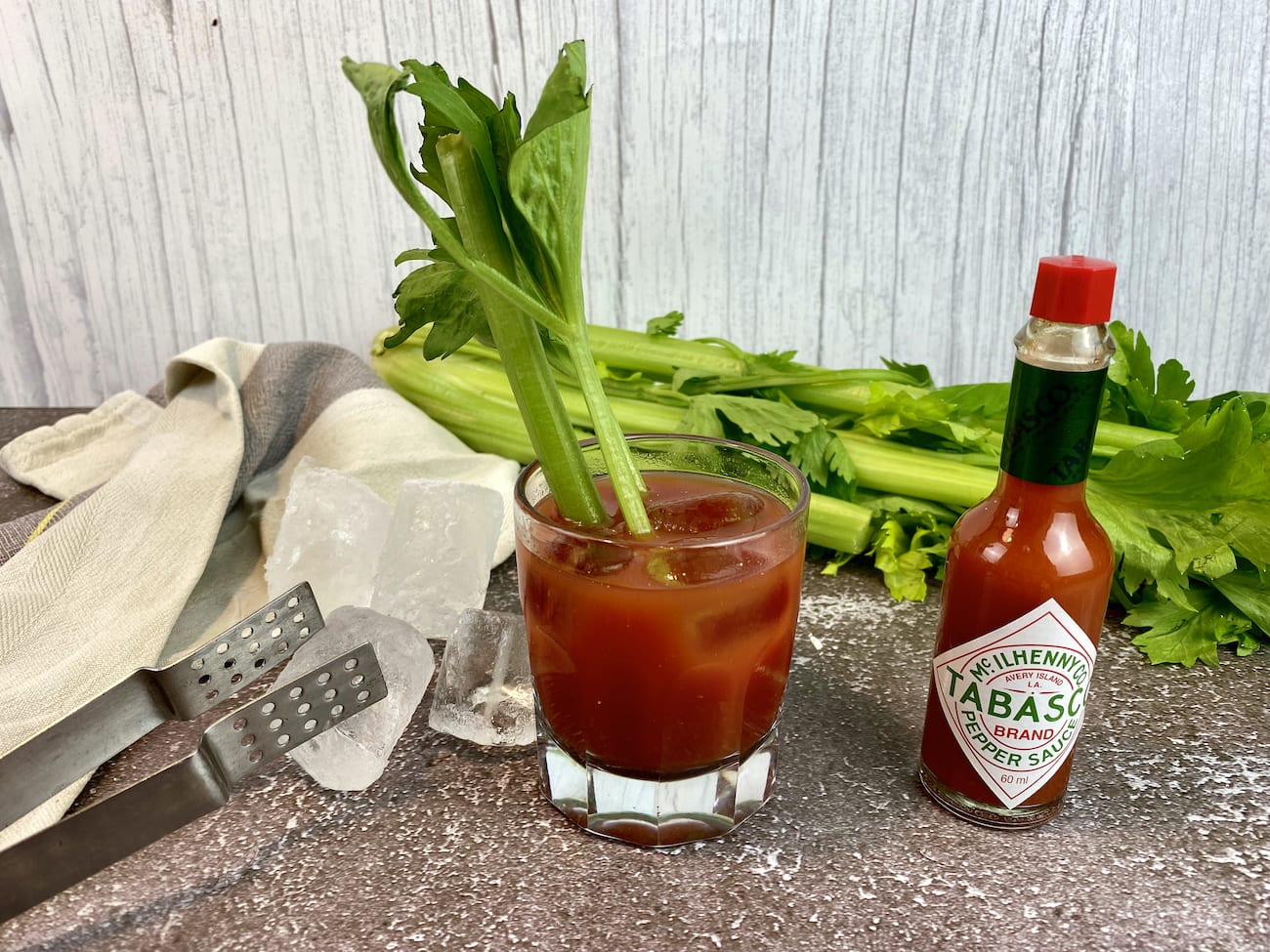 Bloody mary cocktail