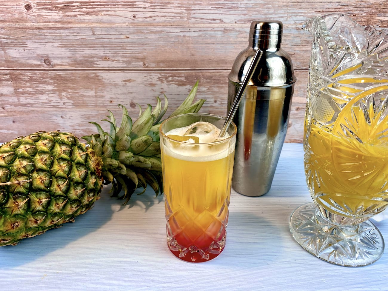 Virgin sunrise cocktail