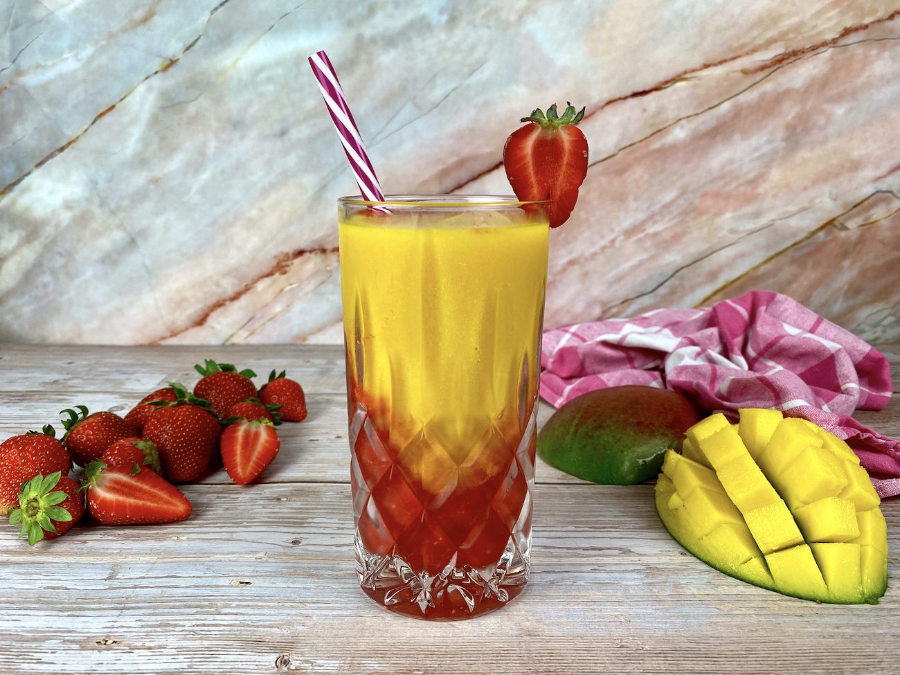 Mango tango cocktail