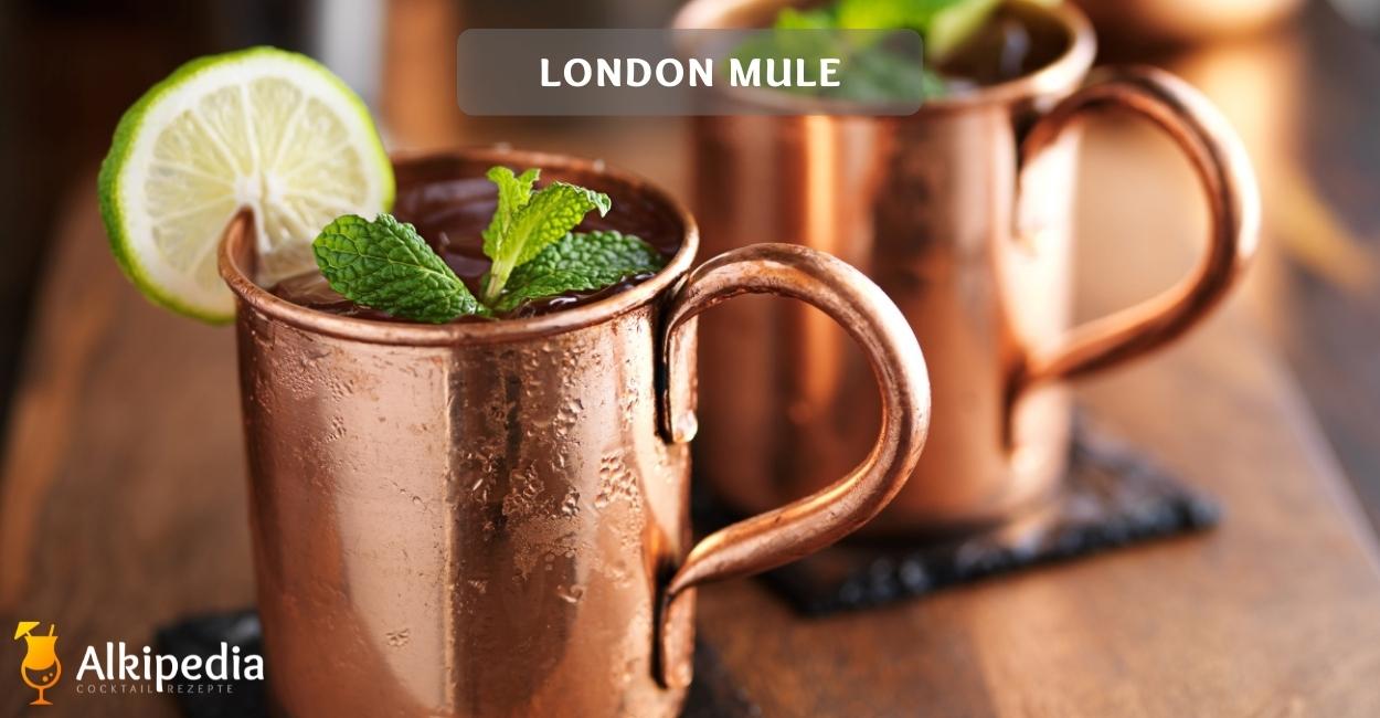 London Mule auf Holzplatte