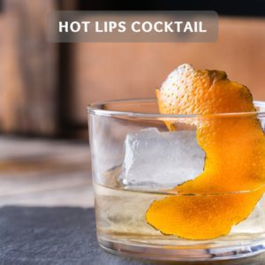 Hot lips cocktail