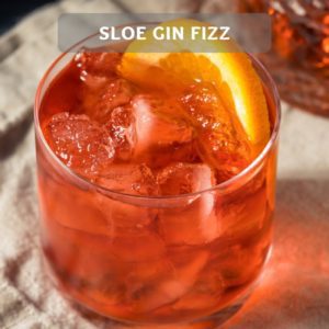 Sloe gin fizz
